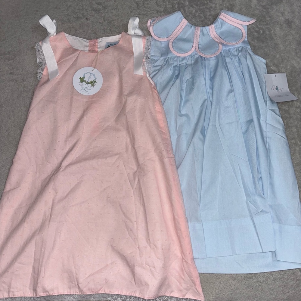 Scallop and smocked dresses